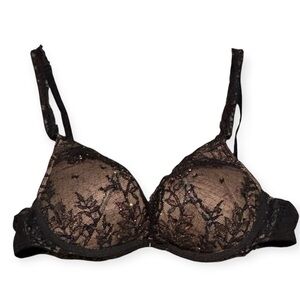 Victoria's Secret Black Lace Bra READ DESCRIPTION